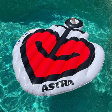 Надувний матрац ASTRA Beer XXL Bathing Island Heart Anchor, надувний, 170 x 140 см, басейн і веселе купання від St.Pauli