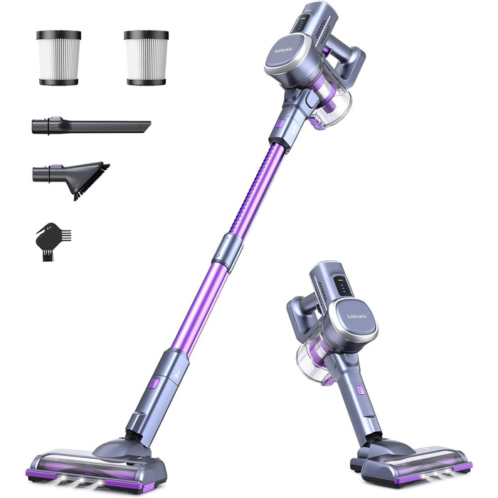 Акумуляторний пилосос Lubluelu 25000Pa Акумуляторний пилосос потужність всмоктування 25.9V Акумуляторний пилосос окремо стоячий 50