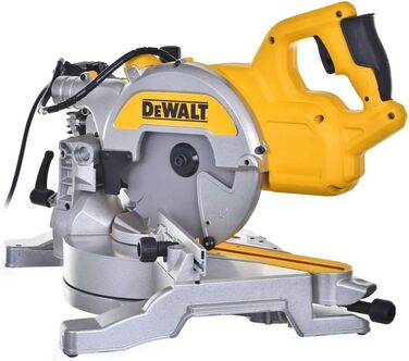 Пила торцювальна DEWALT XPS 216 мм 1800 Вт 110 В, DWS777-LX, чорна/жовта, чорний/жовтий