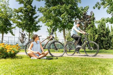 Велосипед Licorne Bike Premium Touring Trekking, 28-дюймова алюмінієва рама з дисковими гальмами, підходить для хлопчиків, дівчаток, жінок та чоловіків