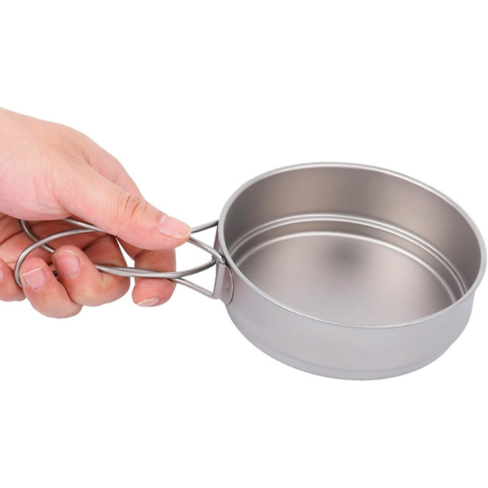 Термостійка сковорода Camping Essential Plate Компактний дорожній посуд для кемпінгу та походів Міцний кемпінговий посуд 350 мл