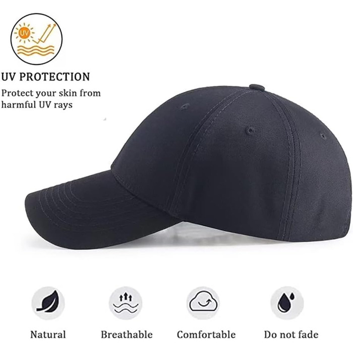 Бейсболка Etyepoh для чоловіків і жінок, бейсболка унісекс, регульована бейсболка з чистим кольором бейсболка бейсболка один розмі