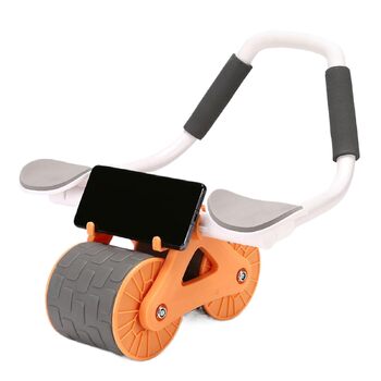 Ролик для черевного пресу знімне обладнання для тренування м&39язів живота, портативний ролик для тренування м&39язів живота з протиковзкими ручками, тренажер для зміцнення м&39язів кора для чоловіків та жінок, фітнес-вправи, тонізування м&39язів живота, 