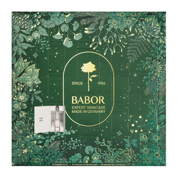 Адвент-календар, 24-денний інтенсивний ампульний догляд, зволоження, регенерація та антивіковий ефект, набір краси, косметичний календар, 24 x 2 мл 2025
