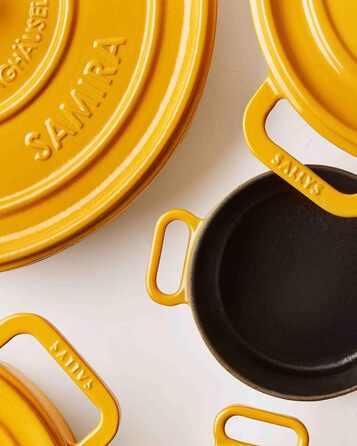 Чавунна каструля Sally's 'Samira Deluxe - міцна та високоякісна перлина для ідеального приготування їжі - об'ємом 2,2 літра, для в