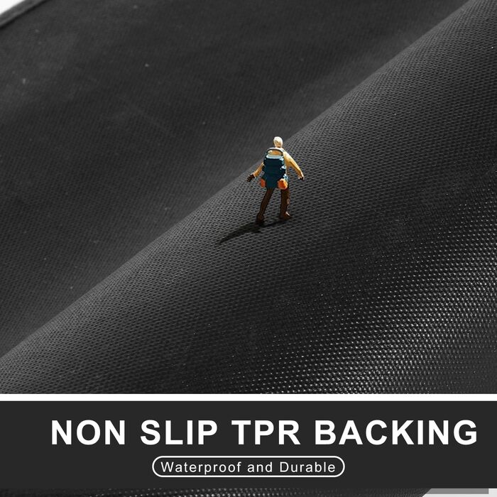 Килимок Mibao для прихожих 50 x 80 см, брудозбірний килимок для вхідних та задніх дверей, нековзні килимки для підлоги, можна прати в пральній машині, м&39який килимок для домашніх тварин, для брудного взуття та лап, сірий 50 x 80 см (прямокутна призма)