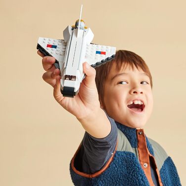 Іграшка LEGO 31134 Creator Space Shuttle 3in1, щоб стати космонавтом і космічним кораблем, конструктор для дітей, хлопчиків, дівча