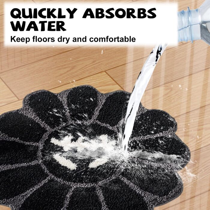 Круглий килим Trippy Happy Face, крутий готичний килим з черепом, круглий, нековзний, швидковисихаючий, флокований, можна прати, м&39який, килимок для ванної кімнати для спальні, вітальні, їдальні