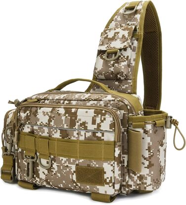 Сумка для риболовлі Lixada Багатофункціональна водонепроникна сумка для рибальської ремні Відкрита сумка на пояс Сумка для котушки Сумка для зберігання приманок Сумка на плече Сумка-органайзер