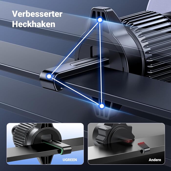 Тримач для мобільного телефону Автомобільний магнітний вентиляційний 360 поворотний автомобільний тримач для мобільних телефонів з