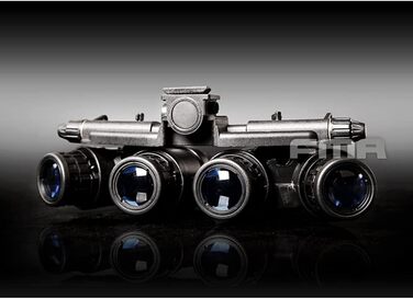 Тактичні мисливські окуляри нічного бачення GPNVG 18 та пластикове кріплення L4G24 NVG для страйкболу, чорного кольору