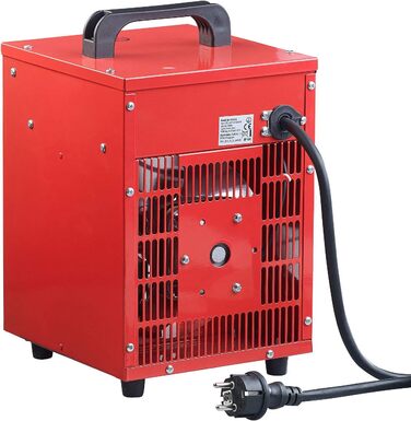 Обігрівач для будівельного майданчика AGT Професійний промисловий електричний обігрівач потужністю 3000 Вт та 3 режимами нагріву (обігрівач для будівельного майданчика, майстерні 230 В, електричний будівельний обігрівач) 1 пристрій, 3000 Вт та 3 режими на