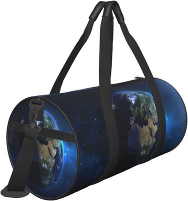 Дорожня сумка-циліндр Блакитна Галактика, спортивна сумка для чоловіків та жінок, сумка для подорожей та спорту