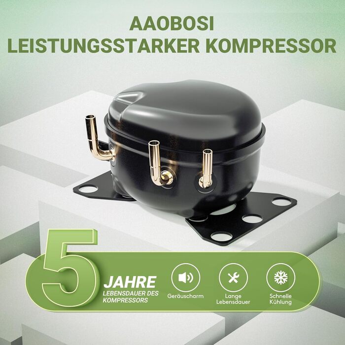 Компресор холодильної камери 40 л, автомобільна холодильна камера з управлінням APP, холодильна камера електрична -20C до 20C, 12/