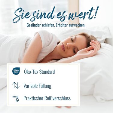 Подушка Dormabell Active Fresh 80x80 см Охолоджуюча та регулює температуру Індивідуально регульована висота наповнення Функціональні волокнисті кульки Можна прати при температурі до 60C Сертифіковано AGR Зроблено в Німеччині