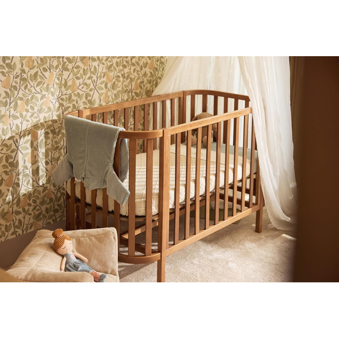 Дитяче крісло Jollein Вельвет, Натуральний Крісло-мішок для дітей Від 1 до 4 років Для хлопчиків та дівчаток Крісло для малюків 40x46x37 см