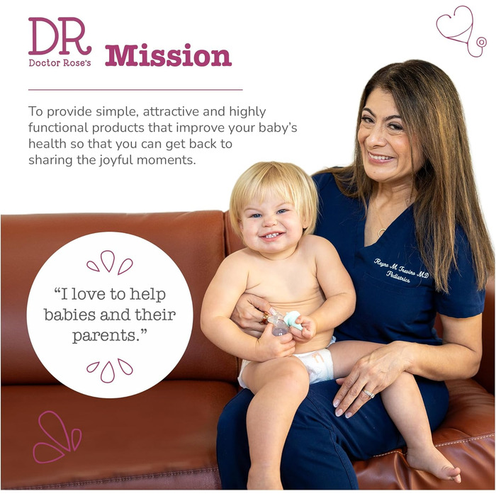 Доктор Назальний аспіратор Rose для дитини Дитячий назальний аспіратор і присоска Booger Pear Sucker Baby Назальний аспіратор для