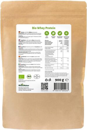 Протеїн ORGAINIC Organic Whey Protein Powder, 900 г