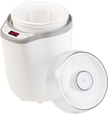 Йогуртниця Rosenstein & Shne Йогуртниця XL для грецького йогурту, натурального йогурту та багато іншого, 1,8 л (йогуртова машина, йогуртниця, йогуртниця)