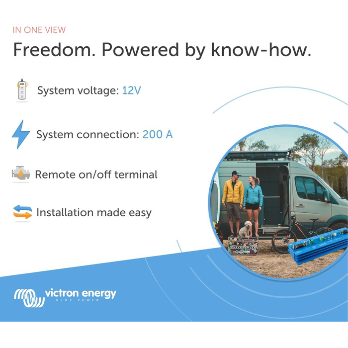 Система керування акумуляторами Victron Energy, Smart BMS 12/200