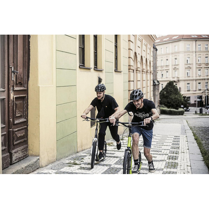 Самокат Yedoo Rodstr з педалями - до 150 кг, самокат з пневматичними шинами 20/16 - самокат для дорослих з алюмінієвого сплаву з р