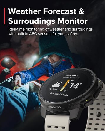 Годинник SUUNTO Vertical Adventure смарт-годинник із GPS, двочастотна GPS-навігація, безкоштовні офлайн-карти, сонячна зарядка, час роботи від батареї до 65 днів, корпус військового класу, водонепроникність 100 м, вертикальний сонячний пісок