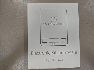 Цифрові кавові ваги Bagail з таймером 0,1 г Високоточні електронні кухонні ваги з великим дисплеєм та автоматичним зважуванням, пе