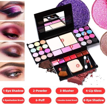 Палітра косметики ASPCOK (35 кольорів)