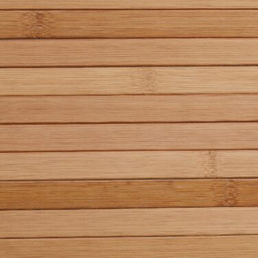 Бамбуковий килимок Relaxdays, 6122 см, вологостійкий, нековзний, бамбуковий килимок для ванної кімнати, коридору, кухні, килимок для ванної, натуральний, 100240841382 Односпальний