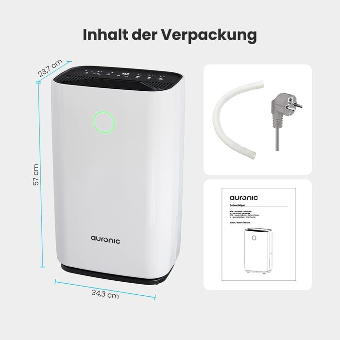 Осушувач повітря Auronic електричний 25 л - Осушувач повітря електричний - Осушувач повітря - Електричні осушувачі - Осушувачі пов