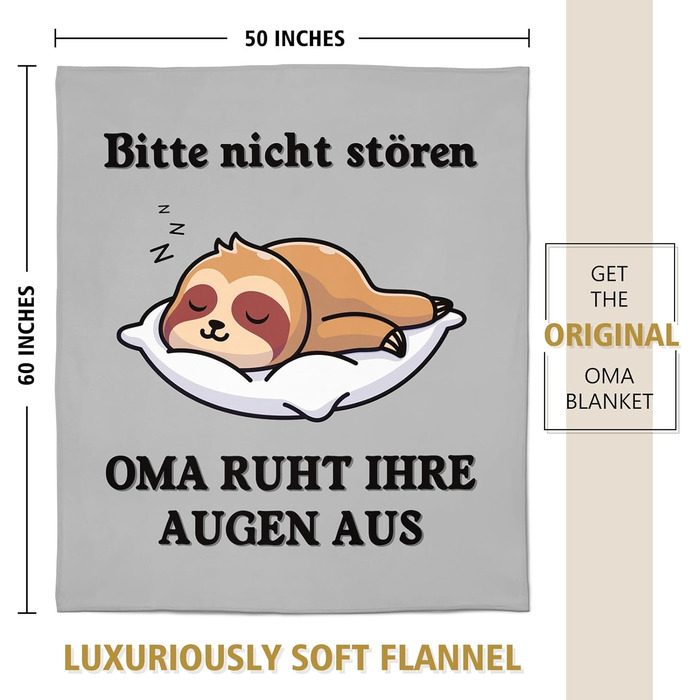 Подарунки на день народження бабусі Niyewsor, фланелева ковдра - подарунки для бабусі, найкращий подарунок бабусі від онука, подарунок на день народження бабусі