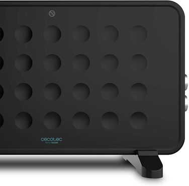 Конвектор Cecotec ReadyWarm 6550 Turbo Convection Design, 2000 Вт, регулятор температури, 4 режими, турбовентилятор, підставка, захист від перегріву, низький рівень шуму, до 20 м