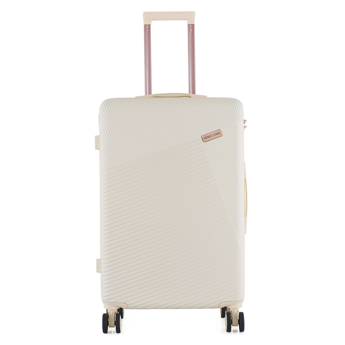Валіза Semi Line 24' (M) Ecru (T5757-3)