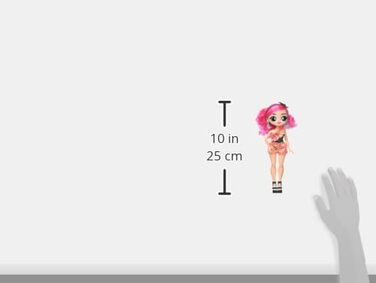 Сюрприз OMG Sweet Nails Fruit Shop Pinky Pops 15 сюрпризів, включаючи справжній лак для нігтів, накладні нігті, наклейки, блискітк