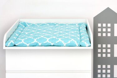 Кріплення для пеленального столика KraftKids, біле, прямий дизайн, підходить для комода MALM