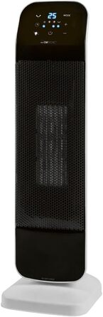 Вентиляторний обігрівач Clatronic з керамічним нагрівальним елементом PTC Регульована температура 15-35 C Охолоджувальний вентилятор Керамічний вентилятор з сенсорною панеллю керування Регульована температура в приміщенні HL 3763