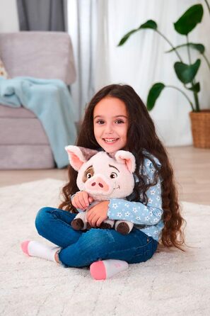 М'яка іграшка Disney Ваяна 2, Пуа, 25 см, плюшеве порося, для малюків з перших місяців життя