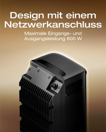 ПДВ, Балконна електростанція з накопичувачем, сонячний накопичувач 1,92 кВтгод, 100 сумісна з усіма балконними електростанціями, 800 Вт двонаправлена, можливість розширення до 11,52 кВтгод, Plug&Play, IP65, TOU&KI