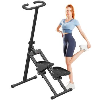 Сходовий тренажер для домашнього використання, складний, з великою педаллю, вертикальний тренажер для тренування всього тіла, степер для домашніх тренувань з вантажопідйомністю 110 кг