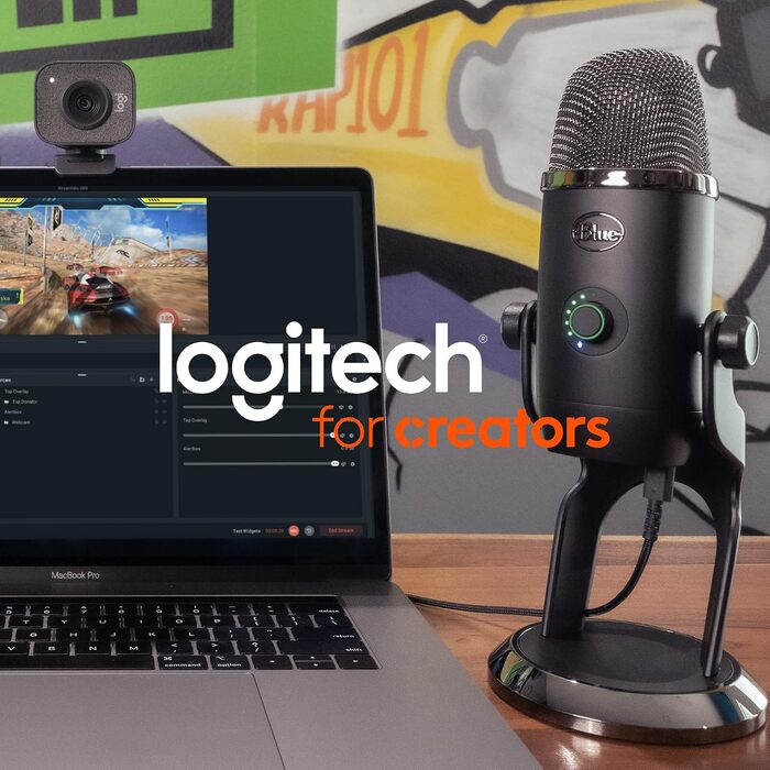 Мікрофон Logitech G Blue Yeti для запису, стрімінгу та геймінгу Classic Black