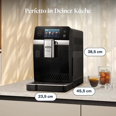 Кавомашина De'Longhi Eletta Ultra 40 рецептів, Silent Technology, чорна