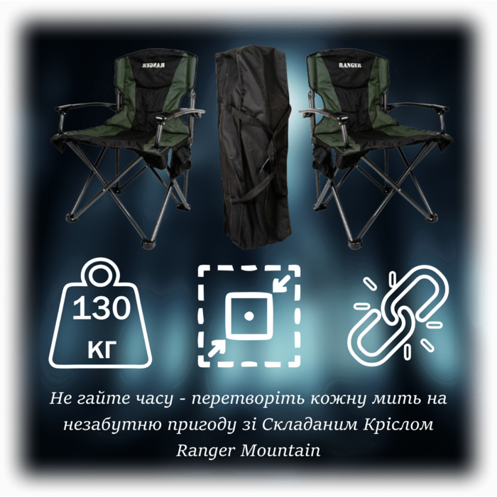 Крісло складане Ranger Mountain (Арт. RA 2239)