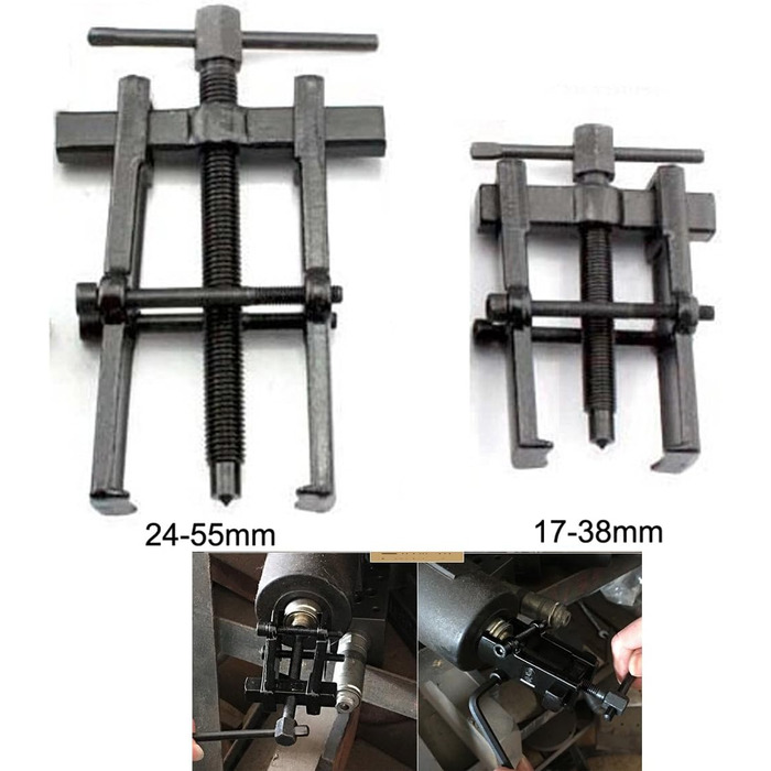 Знімач підшипників з 2 губками, ручний інструмент, 1,7-3,8 см