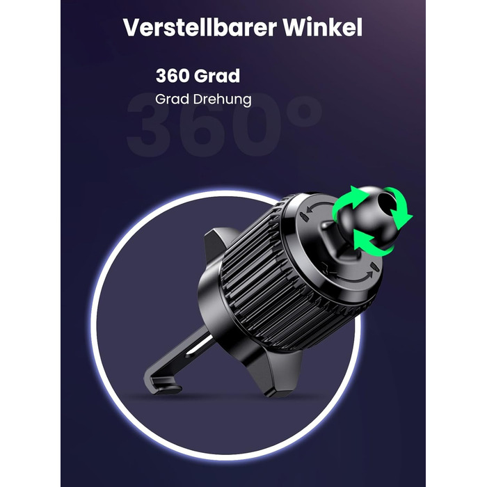 Бездротовий зарядний пристрій Автомобільний тримач мобільного телефону з функцією зарядки Магнітний бездротовий зарядний пристрій