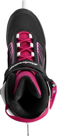 Жіночі коньки Rollerblade Bladerunner Ice by Igniter XT, чорний/зимовий зелений/фуксія, розмір 41 (UK 7.5 / US 9.5)