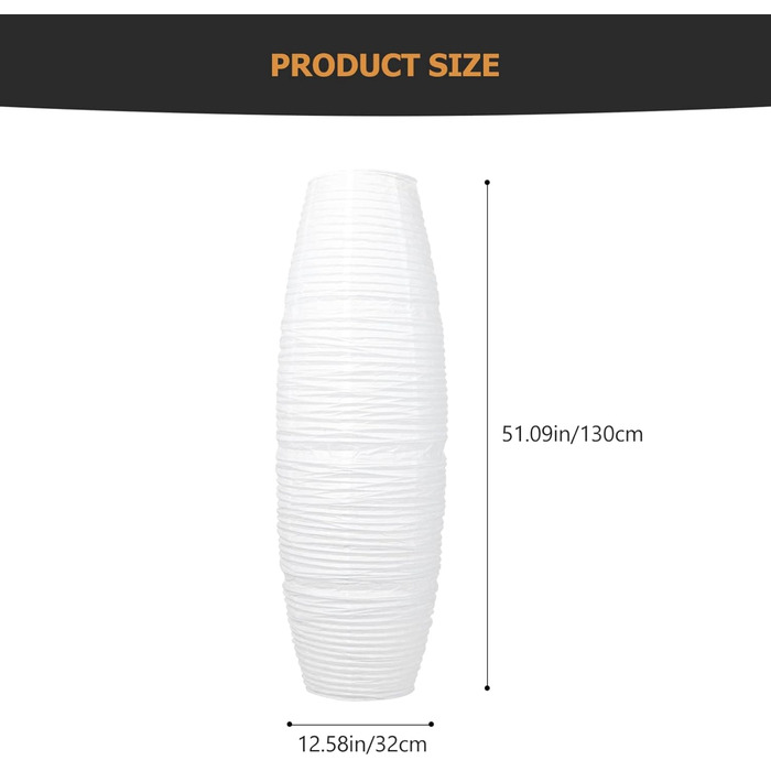 Паперовий торшер Абажур Заміна торшера Абажур Заміна торшера з рисового паперу 2 шт. и Біла пилонепроникна обкладинка світла Домашній готель Номер Прикраса вечірки