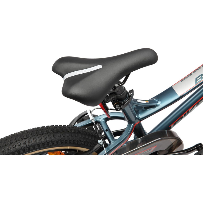 Дитячий алюмінієвий гірський велосипед BIKESTAR з V-подібними гальмами для дівчаток та хлопчиків віком від 5 років 18-дюймовий дитячий гірський велосипед БЕЗРИЗИКОВИЙ ПРОБНИЙ ВИПРОБУВАННЯ Бензин