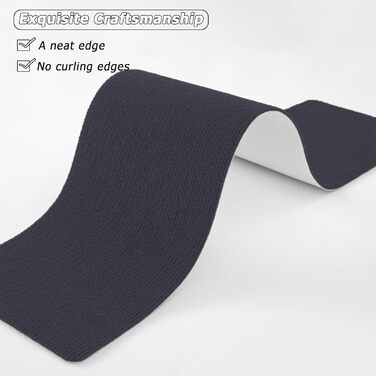 Килим для сходів 30 x 40 см, приємний м&39який ворс, самоклеючий та протиковзкий, можна різати, багаторазовий, 5 килимових сходинок, килимки для сходів для дітей, людей похилого віку, C