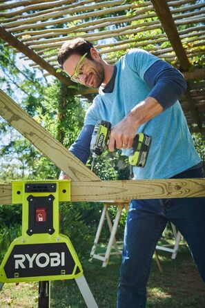Безщітковий акумуляторний ударний гайковерт Ryobi DeckDriveTM ONE 18 В R18IDBL-0, з набором насадок 3, крутний момент 270 Нм, безщ