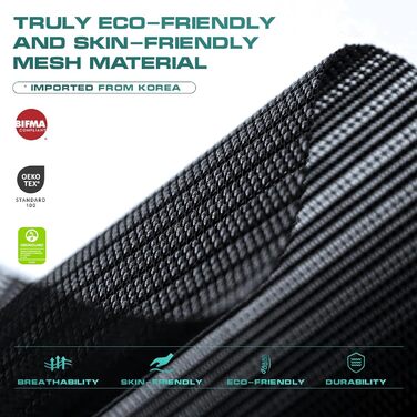 Ергономічне офісне крісло COLAMY XK01 Atlas, крісло керівника з високою спинкою, регульованим підголівником та 4D-підлокітниками, розсувне сидіння, механізм захисту від нахилу, нейлонова основа, чорний колір, один розмір